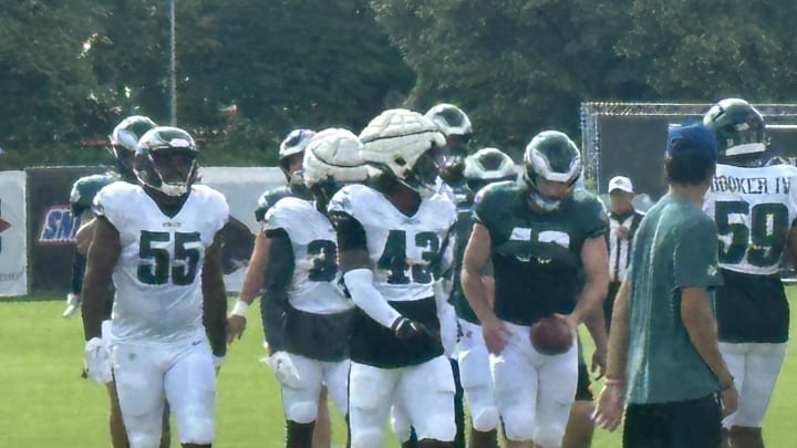 The Eagles put on the pads on July 30, 2024