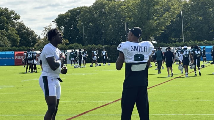 Eagles WRs A.J. Brown and DeVonta Smith