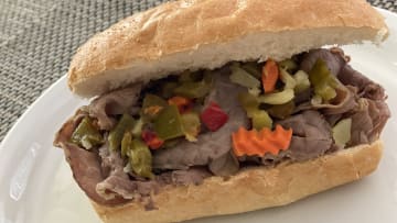 Omaha Steaks Italian Beef Sandwich