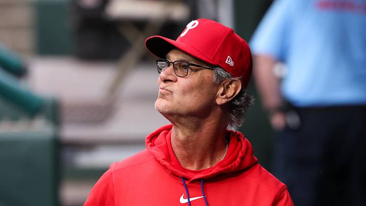 Apr 29, 2026; Philadelphia, Pennsylvania, USA; Philadelphia Phillies interim manager Don Mattingly before a game against the San Francisco Giants at Citizens Bank Park. Mandatory Credit: Bill Streicher-Imagn Images