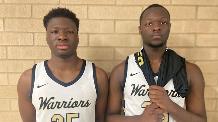 Katy Jordan seniors Rayan Fadika, left, and Jude Oluokun give the state-ranked Warriors versatility, physicality and toughness.