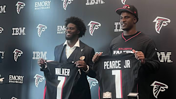 The Atlanta Falcons selected edge rushers Jalon Walker and James Pearce Jr. in the first round of the 2025 NFL draft.