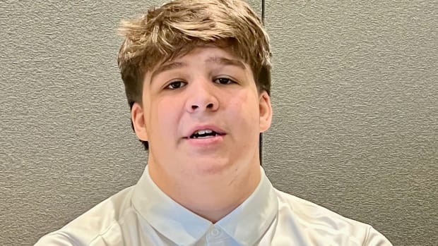 Two-time defending Class 4A wrestling champion Connor Aney is one of the best offensive linemen in the state in 2024.