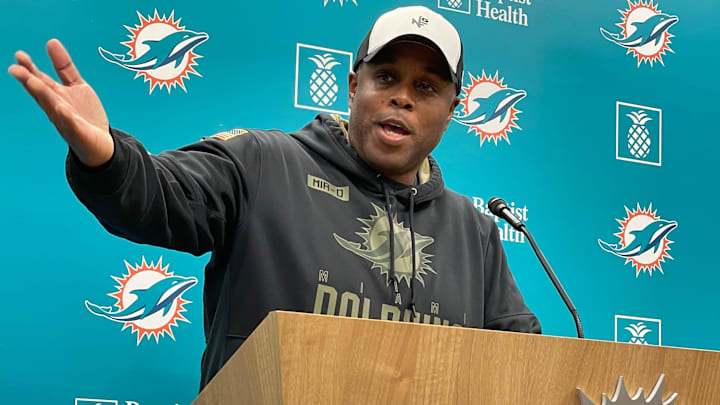 Dolphins general manager Chris Grier