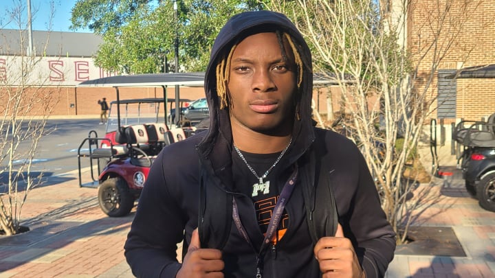 2025 running back prospect Alvin Henderson talks about his recruitment process on Jan. 28, 2023 at FSU's Junior Day.