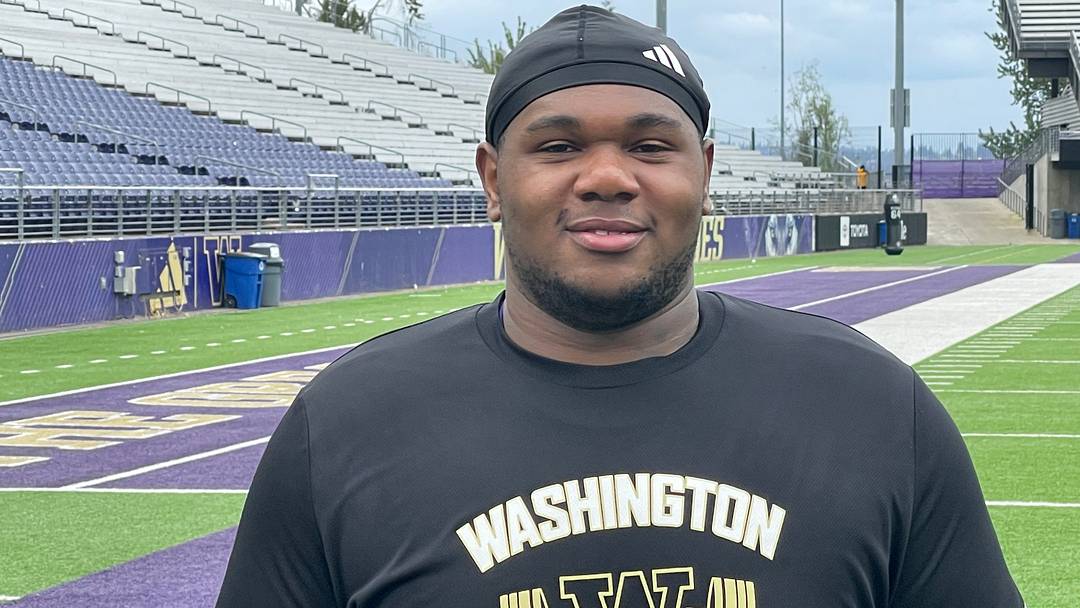 Kai McClendon brings a big body to the UW defensive line. 