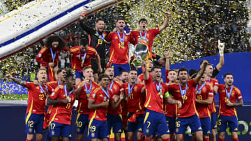 Spanien feiert den EM-Titel.