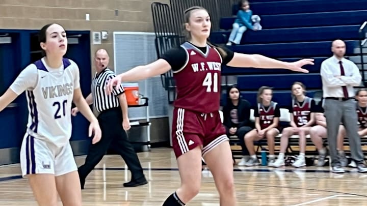 This winter, Julia Dalan became W.F. West's all-time leading scorer as a senior in 2024-25.