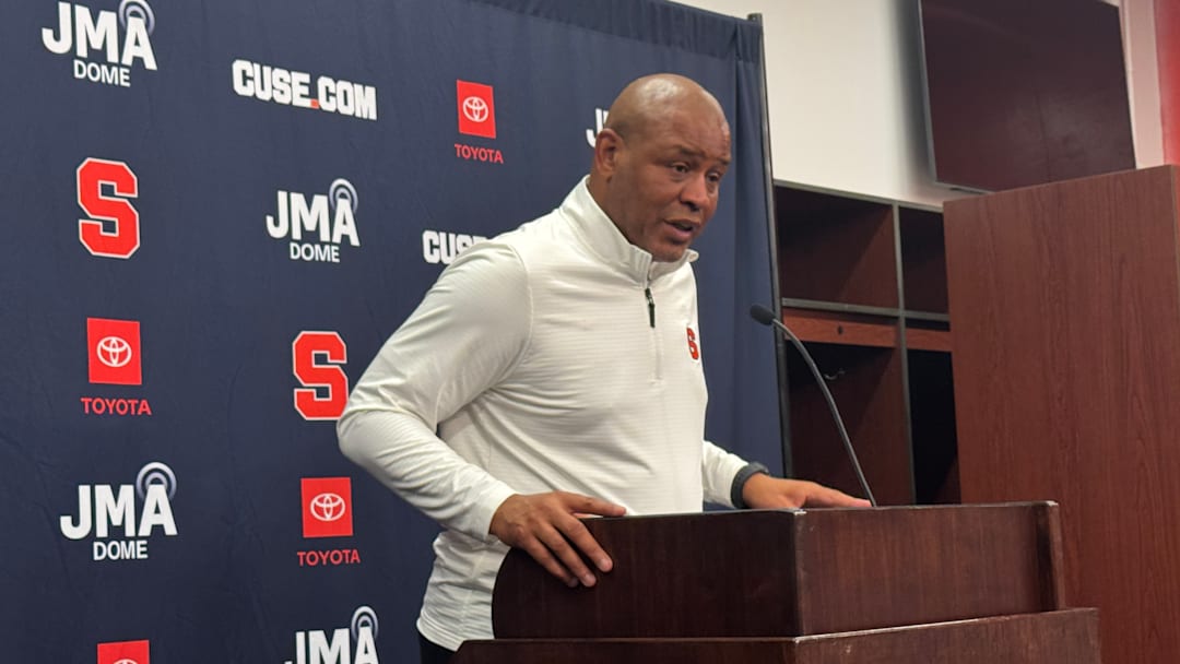 Syracuse Head Coach Adrian Autry after 94-86 victory over Florida State.
