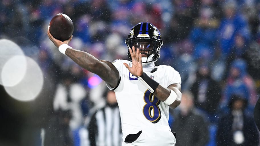 Lamar Jackson threw for over 4,000 yards in 2024.  | Mark Konezny-Imagn Images