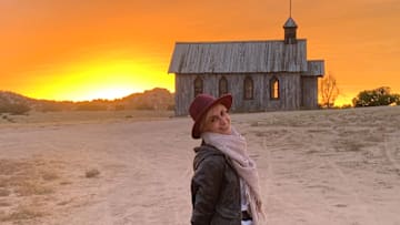 LAST TAKE: RUST AND THE STORY OF HALYNA - In 2021, Alec Baldwin’s prop gun fired a live bullet on the set of the movie RUST, killing its cinematographer, Halyna Hutchins. “LAST TAKE: Rust and the Story of Halyna” takes viewers inside that day and its aftermath, told first-hand by the people who lived it. (Courtesy of Felipe Orozco)
HALYNA HUTCHIN