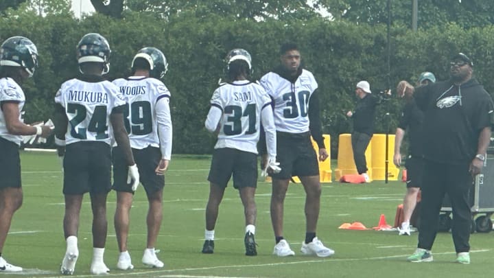 Jihaad Campbell (No. 3) and Drew Mukuba (No. 24) have not yet signed their rookie contracts.