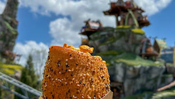 Mac and Cheese Cone from Epic Universe, How to Train Your Dragon - Isle of Berk