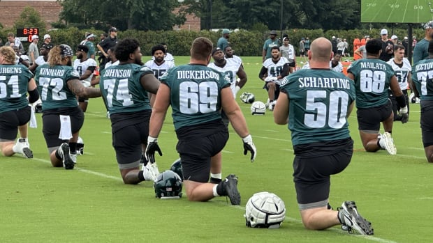 Eagles offensive line