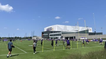 The Vikings had their first day of 2024 training camp practice at TCO Performance Center on July 24.