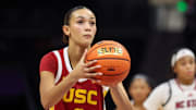 Freshman guard Jazzy Davidson took over in USC‘s close win over NC State. 