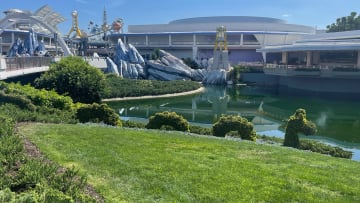 A new Dragon topiary has made its way to MK. Image courtesy Brian Miller