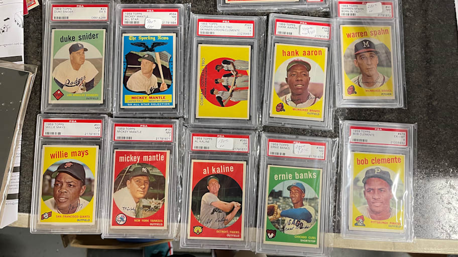 Tim Banazek's sports-card collection, purchased in 2021, is thought to be the largest in the world. | Courtesy of Zach Rosenfield