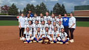 The Hastings St. Cecilia Bluehawks captured their first Class C softball title on Monday at Bowlin Stadium in Lincoln.