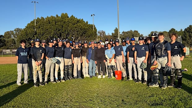 high school baseball; palisades high school