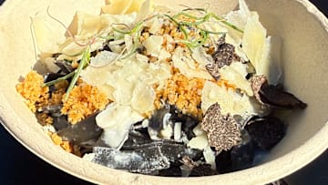 Squid ink pasta Epcot Festival of the Arts 2025