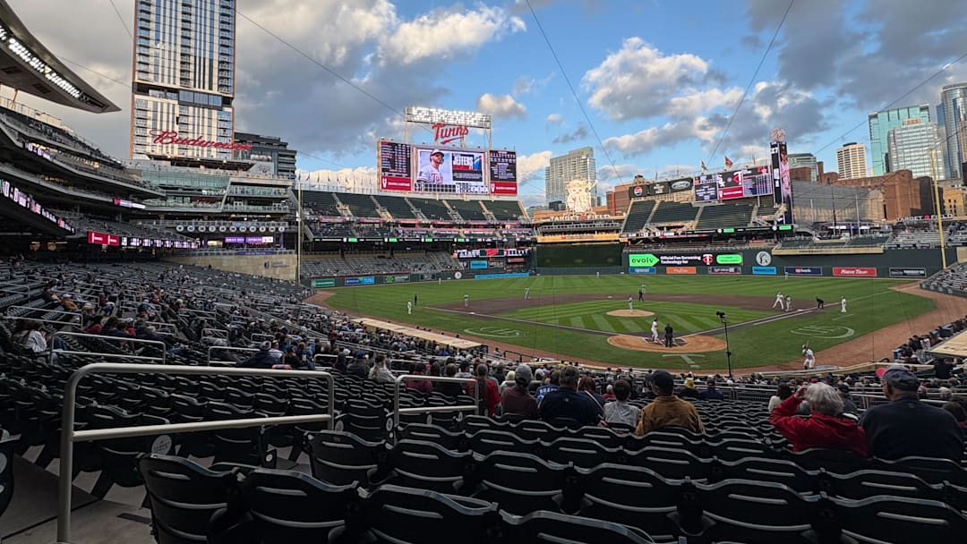 The view of a small crowd for the Sept. 3, 2025 Twins-White Sox game at Target Field. 