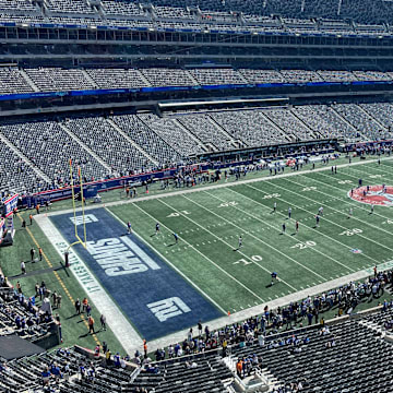 MetLife Stadium ahead of the season opener between the Vikings and Giants. 