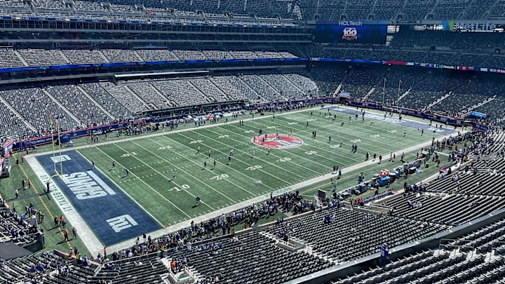 MetLife Stadium ahead of the season opener between the Vikings and Giants. 