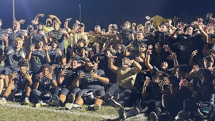 Mitchell Mustangs after winning the Class 6A, District 9 championship Mitchell Mustangs after winning the Class 6A, District 9 championship