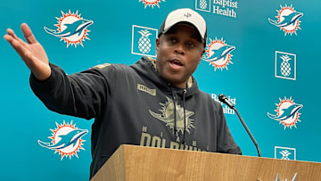 Dolphins general manager Chris Grier
