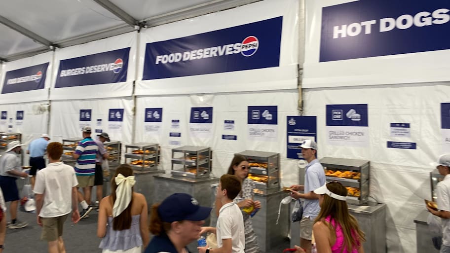Concessions pickup point at the PGA Championship.