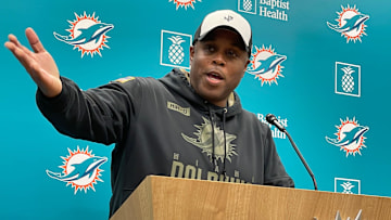 Dolphins general manager Chris Grier