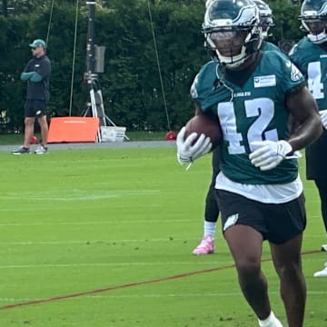 Eagles rookie WR Giles Jackson.