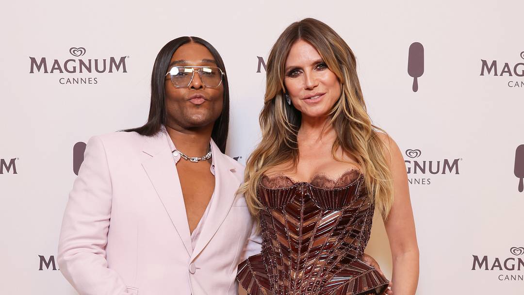 Law Roach and Heidi Klum