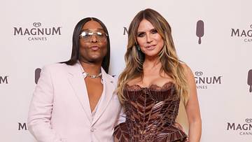 Law Roach and Heidi Klum