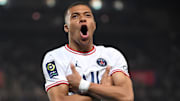 Kylian Mbappé sous les couleurs du Paris Saint-Germain.
