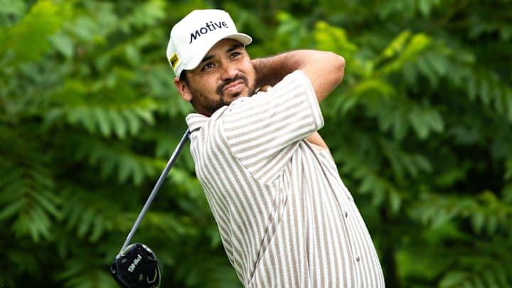 Jason Day hits his tee shot at the John Deere Classic Jason Day hits his tee shot at the John Deere Classic