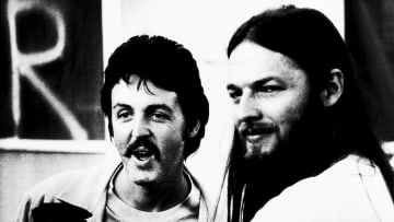 Paul McCartney and David Gilmour