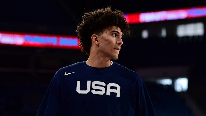 BASKETBALL-FIBA-U17-WORLD-CUP-USA-CANADA; Duke basketball recruiting target Cameron Boozer playing for Team USA at the FIBA U17 World Cup