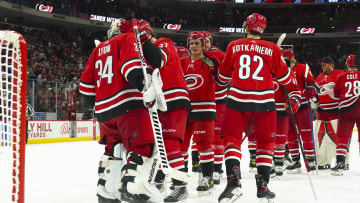 The Carolina Hurricanes head to Vegas to take on the Golden Knights in Tuesday night NHL action.