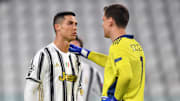Cristiano Ronaldo y Wojciech Szczesny cuando eran compañeros en la Juventus 