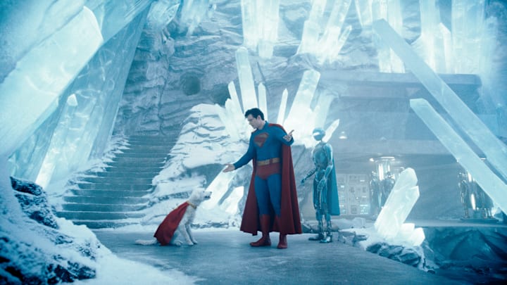 DAVID CORENSWET as Superman in Warner Bros. Pictures’ “SUPERMAN,” a Warner Bros. Pictures release. Photo Credit: Courtesy of Warner Bros. Pictures. Copyright: © 2025 Warner Bros. Entertainment. All Rights Reserved. TM & © DC
