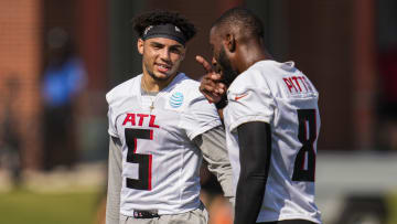 Atlanta Falcons receivers Drake London and Kyle Pitts are still just 22 and 23-years old respectively.