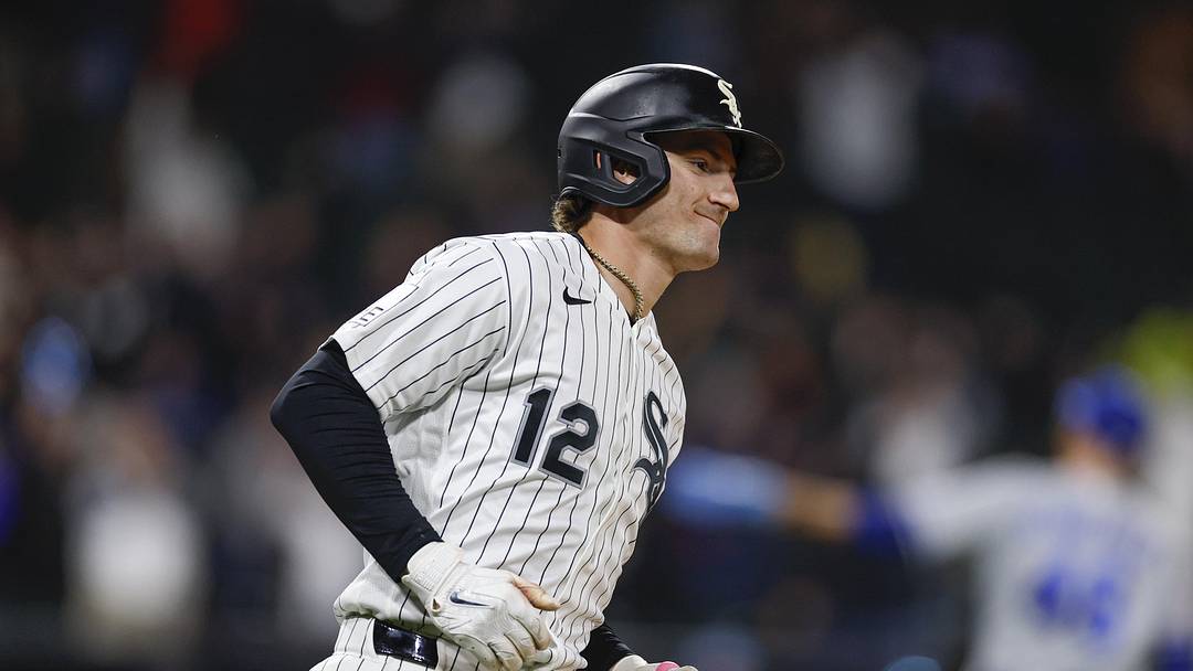 May 13, 2026; Chicago, Illinois, USA; Chicago White Sox shortstop Colson Montgomery (12) rounds the bases after hitting a solo home run against the Kansas City Royals during the seventh inning at Rate Field. Mandatory Credit: Kamil Krzaczynski-Imagn Images May 13, 2026; Chicago, Illinois, USA; Chicago White Sox shortstop Colson Montgomery (12) rounds the bases after hitting a solo home run against the Kansas City Royals during the seventh inning at Rate Field. Mandatory Credit: Kamil Krzaczynski-Imagn Images