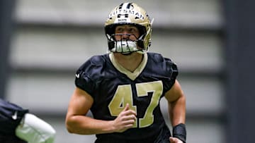 Danny Stutsman at New Orleans Saints Rookie Minicamp