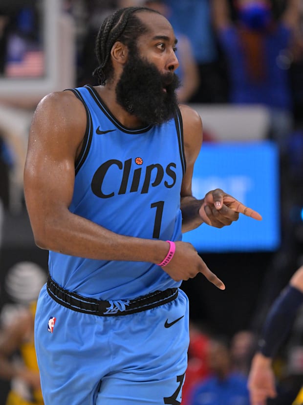 LA Clippers guard James Harden