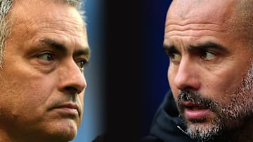 Jose Mourinho (left) used to work with Pep Guardiola at Barcelona