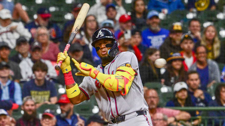 Atlanta Braves right fielder Ronald Acuña Atlanta Braves right fielder Ronald Acuña