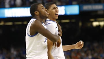 Kentucky's Anthony Davis, right, and Michael Kidd-Gilchrist celebrate after the Cats won their eighth National Championship.  
Apr. 2, 2012

Lcjbrd 04 17 2012 Ky 1 C001 2012 04 16 Img Finaledit 01ju Jpg 2 1 6s1an6d3 Img Finaledit 01ju Jpg 2 1 6s1an6d3