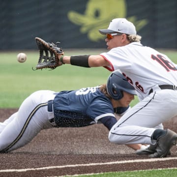 Thurston’s Connor Molony, the 2023 Class 5A pitcher of the year, played primarily first base last season after injuring his right arm in his first start of the season.